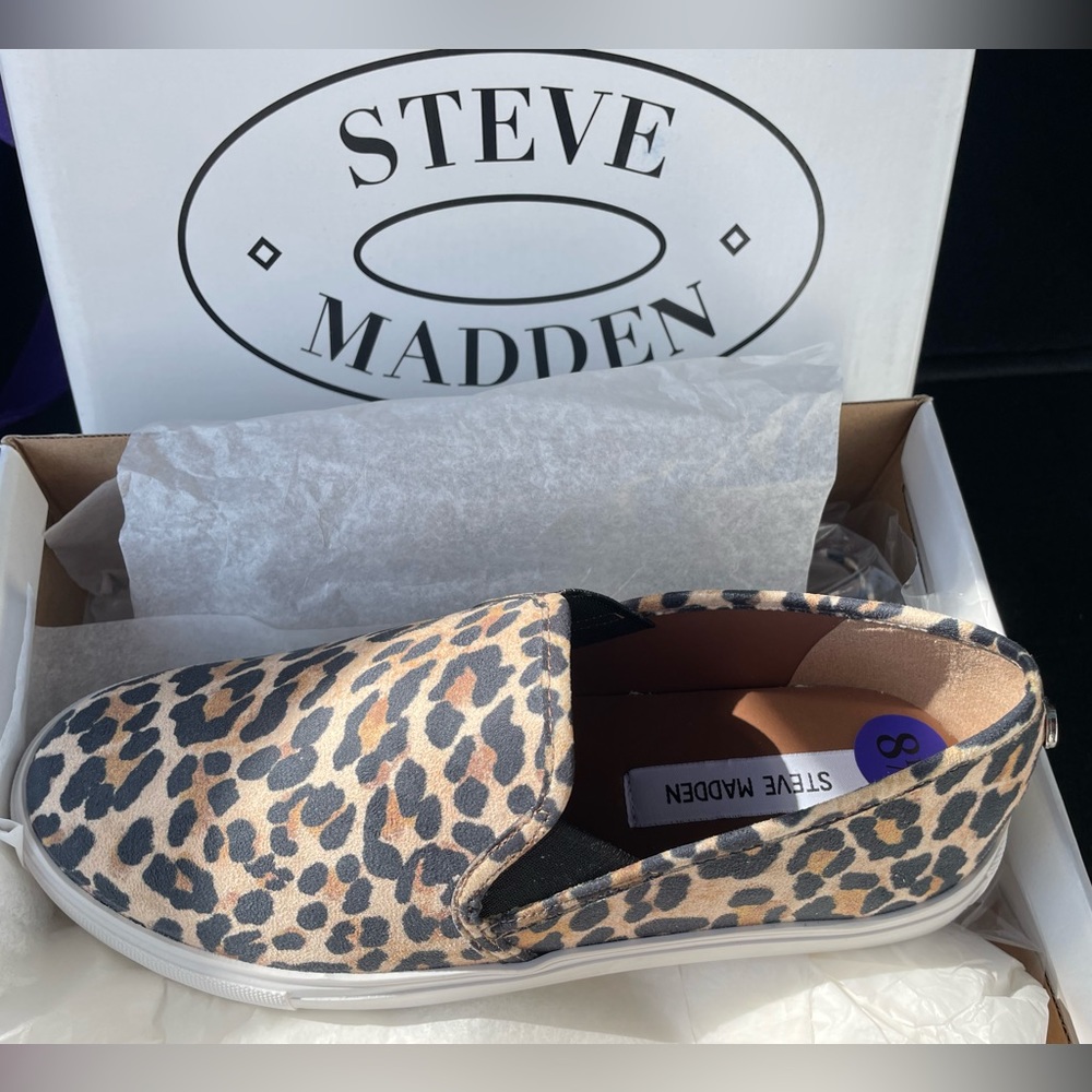 Brand New Steve Madden Leopard Shoes